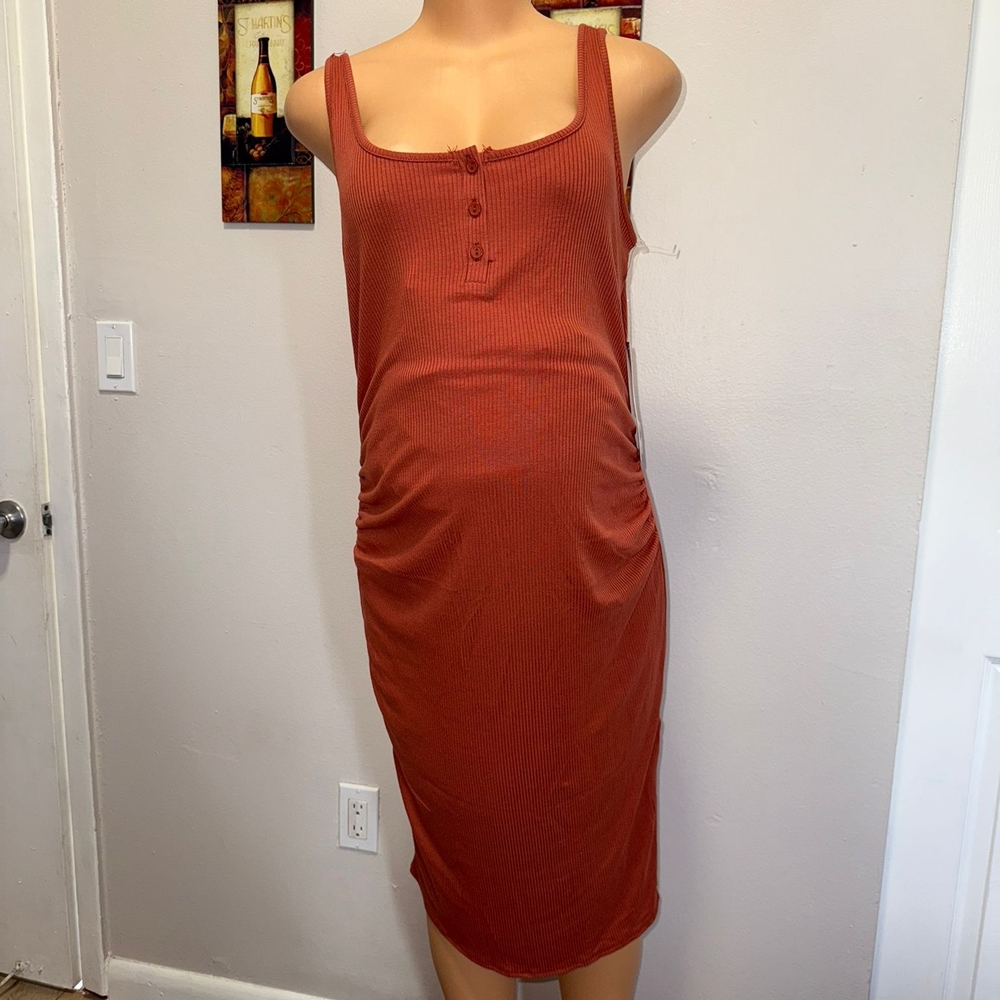 NWT MATERNITY DRESS BLACK SIZE 1X